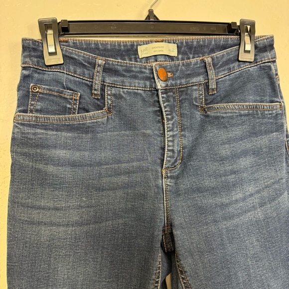J‎ Jill jeans smooth fit slim ankle size 2 cropped mid rise denim jeans - Picture 6 of 10